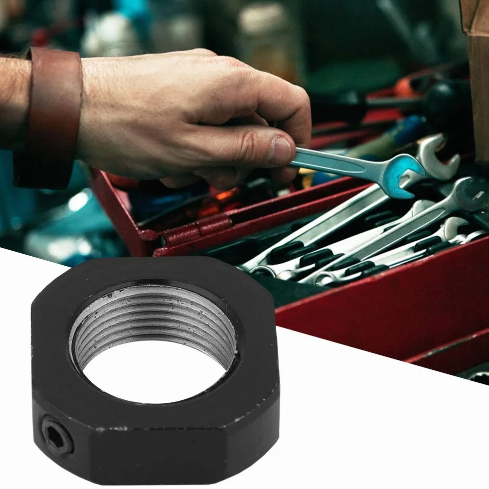 Metalowa nakrętka zamkowa wysoka dokładność wbudowana mosiężna podkładka śruby kulowe akcesoria (M12 x 1 mm)