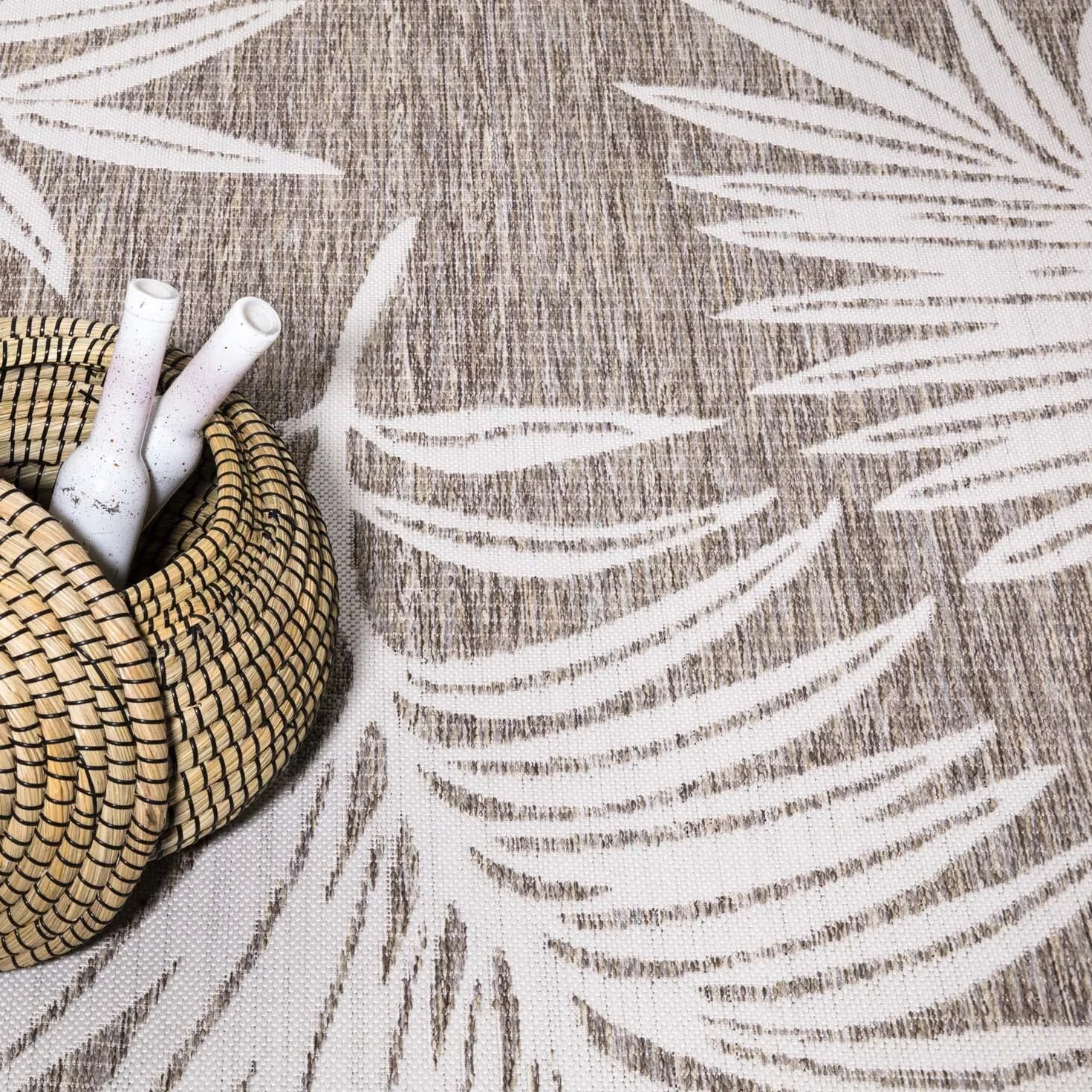 carpet city Dywan do użytku na zewnątrz, odporny na działanie wody, do wnętrz i na zewnątrz, na taras, do ogrodu, kuchni, łazienki lub salonu