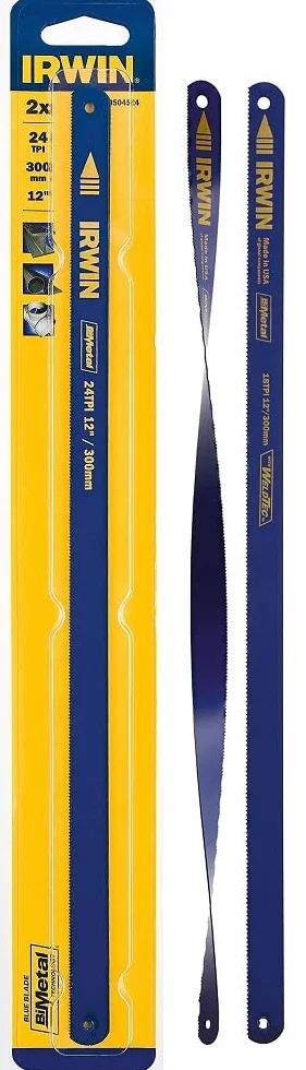 Irwin 10504525 300 mm x 32 tpi bimetalowe brzeszczoty do metalu (2 sztuki)