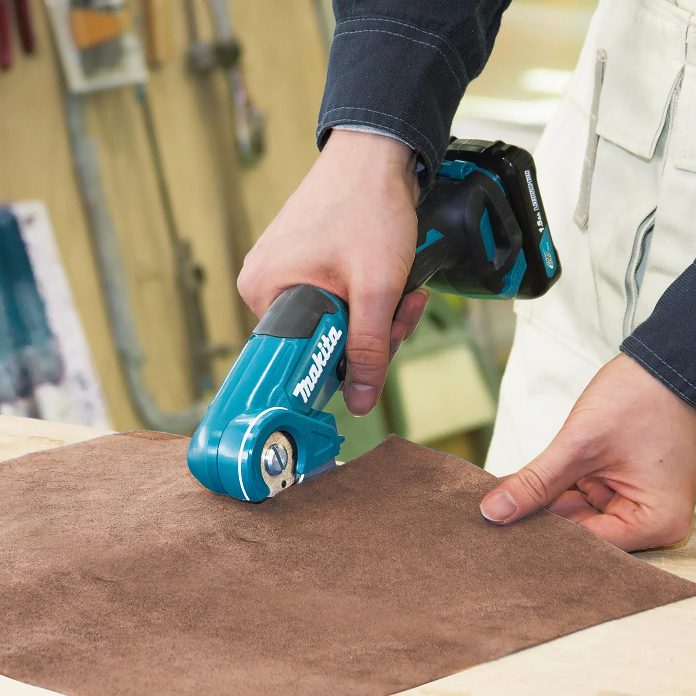 Makita CP100DZ akumulatorowe nożyce uniwersalne (bez akumulatora, bez ładowarki), petrol, (dł. x szer. x wys.) 291 x 66 x 120 mm – 10,8 V
