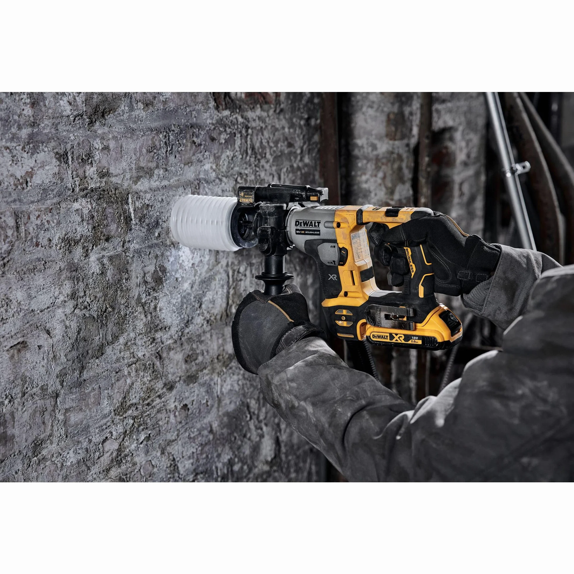 DEWALT DCH172N-XJ 18V XR bezszczotkowa kompaktowa wiertarka udarowa 16 mm SDS Plus - goła jednostka