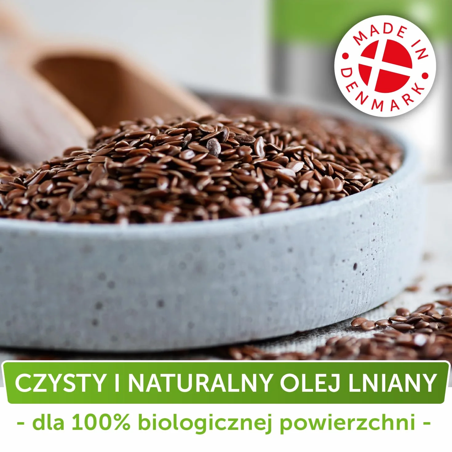 Nordicare olej lniany [500ml] do ochrony drewno i lakieru wnętrz