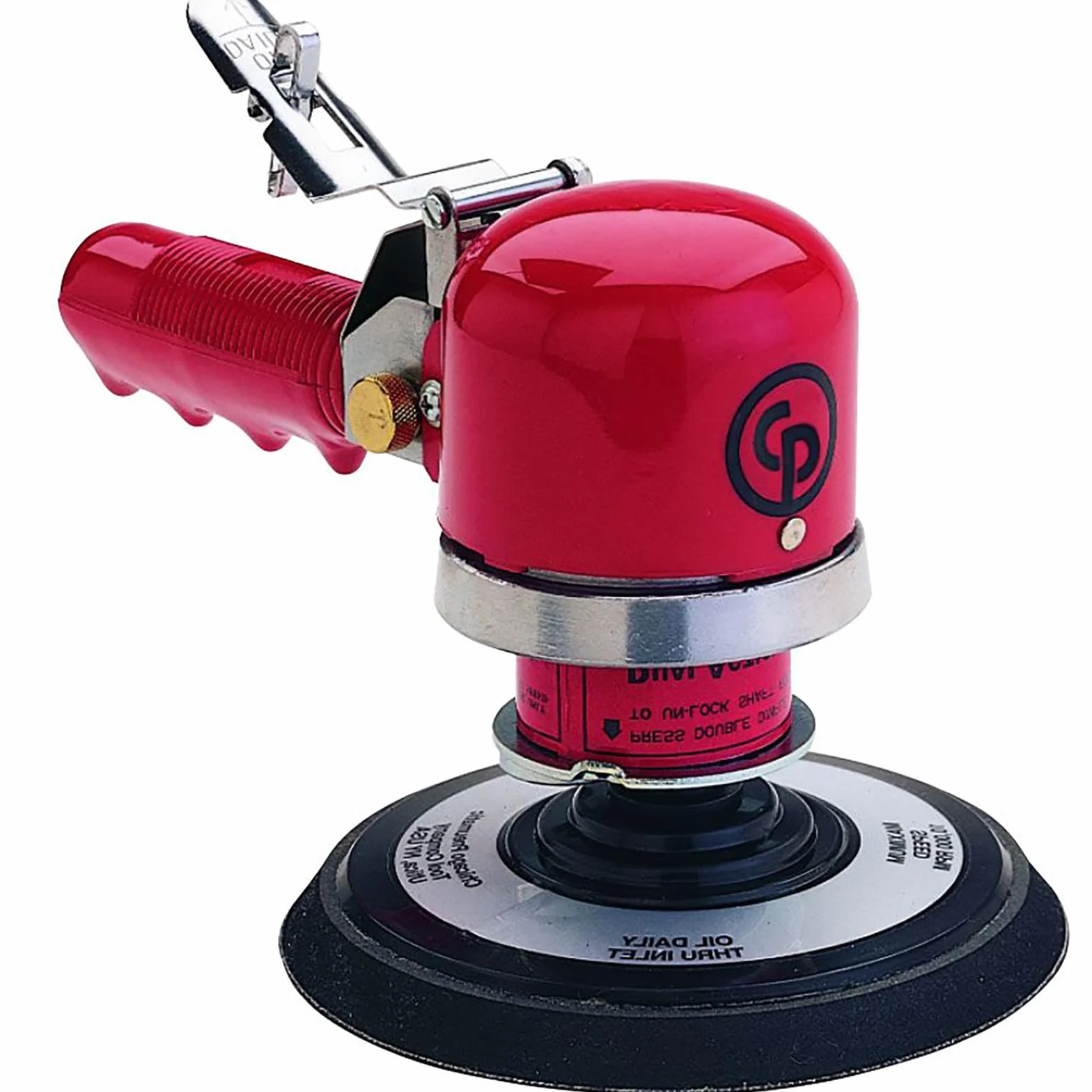 Chicago Pneumatic CP870 Dual Action Air Sander, czerwona, 150 mm