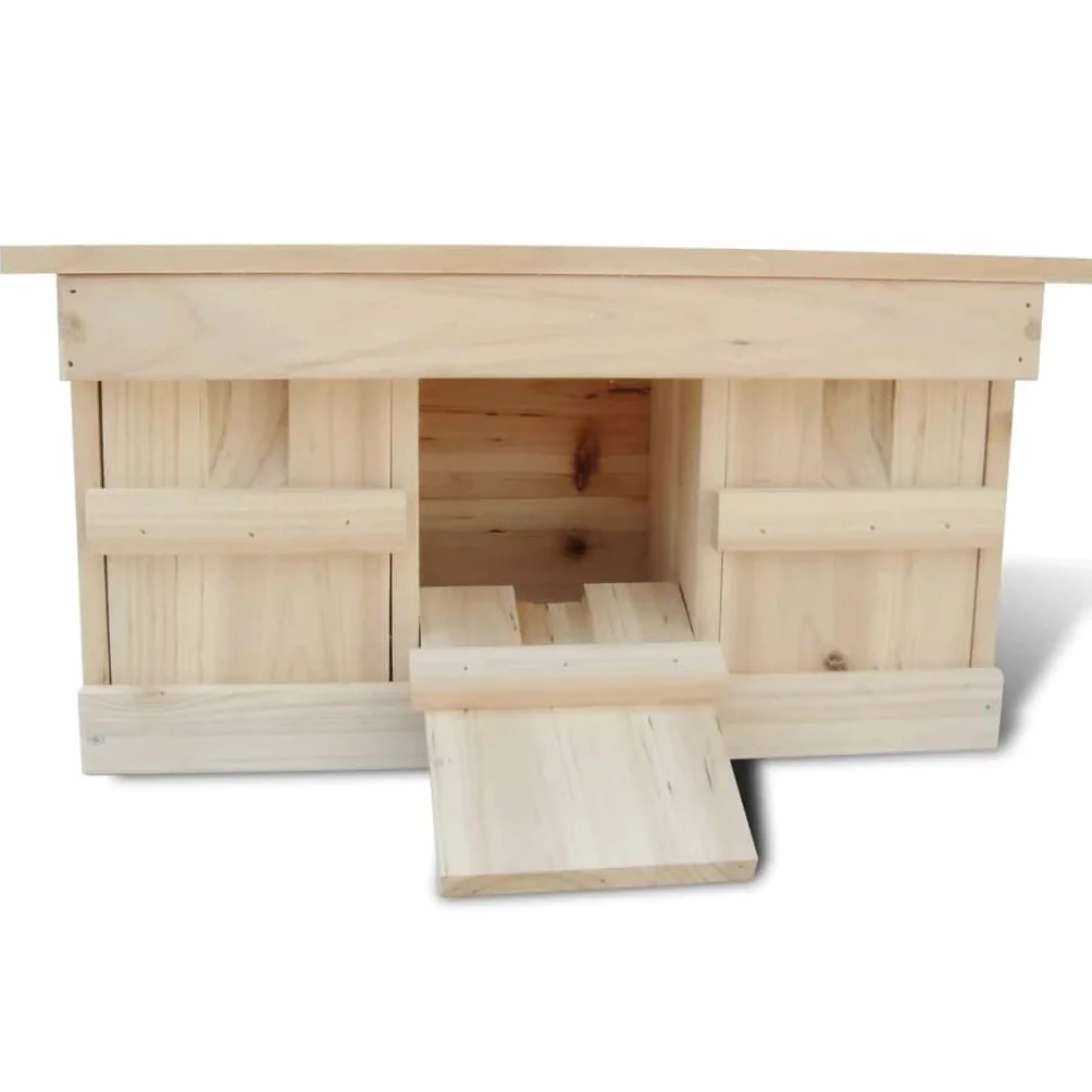 vidaXL Domki dla wróbli drewniane 2 szt. 44 x 15,5 x 21,5 cm
