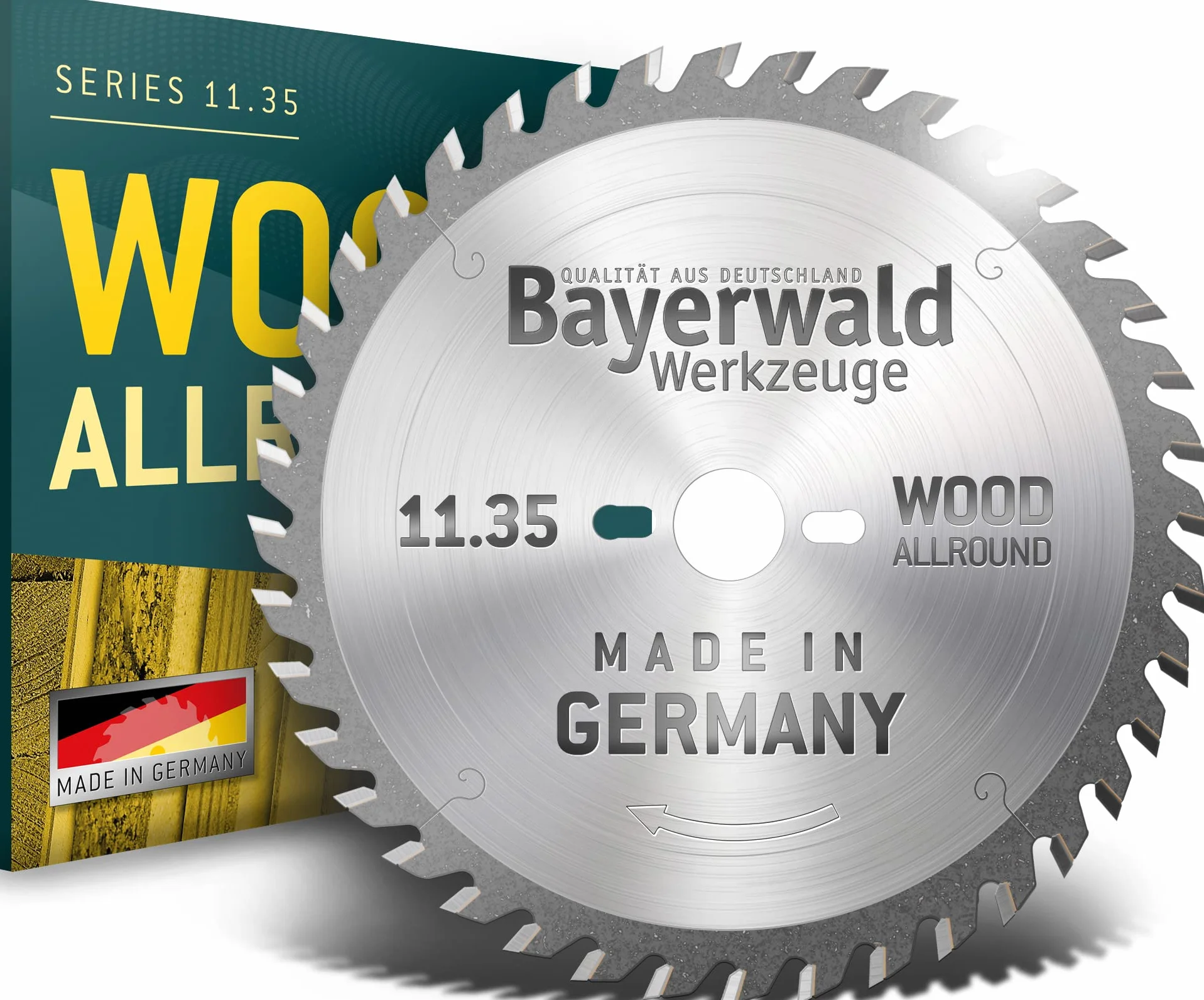 Bayerwald - HM ręczna tarcza do piły tarczowej do drewna - Ø 210 mm x 2,8 mm x 30 mm | zęby wymienne (30 zębów/gruboziarnisty +) | otwory boczne: 2/7/42