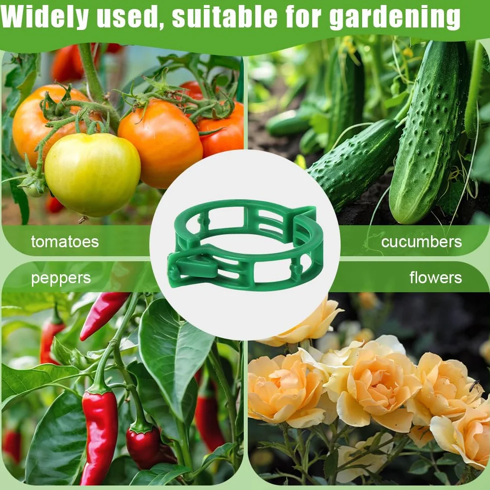 Klipsy plastikowe do roślin pnących 100 szt.