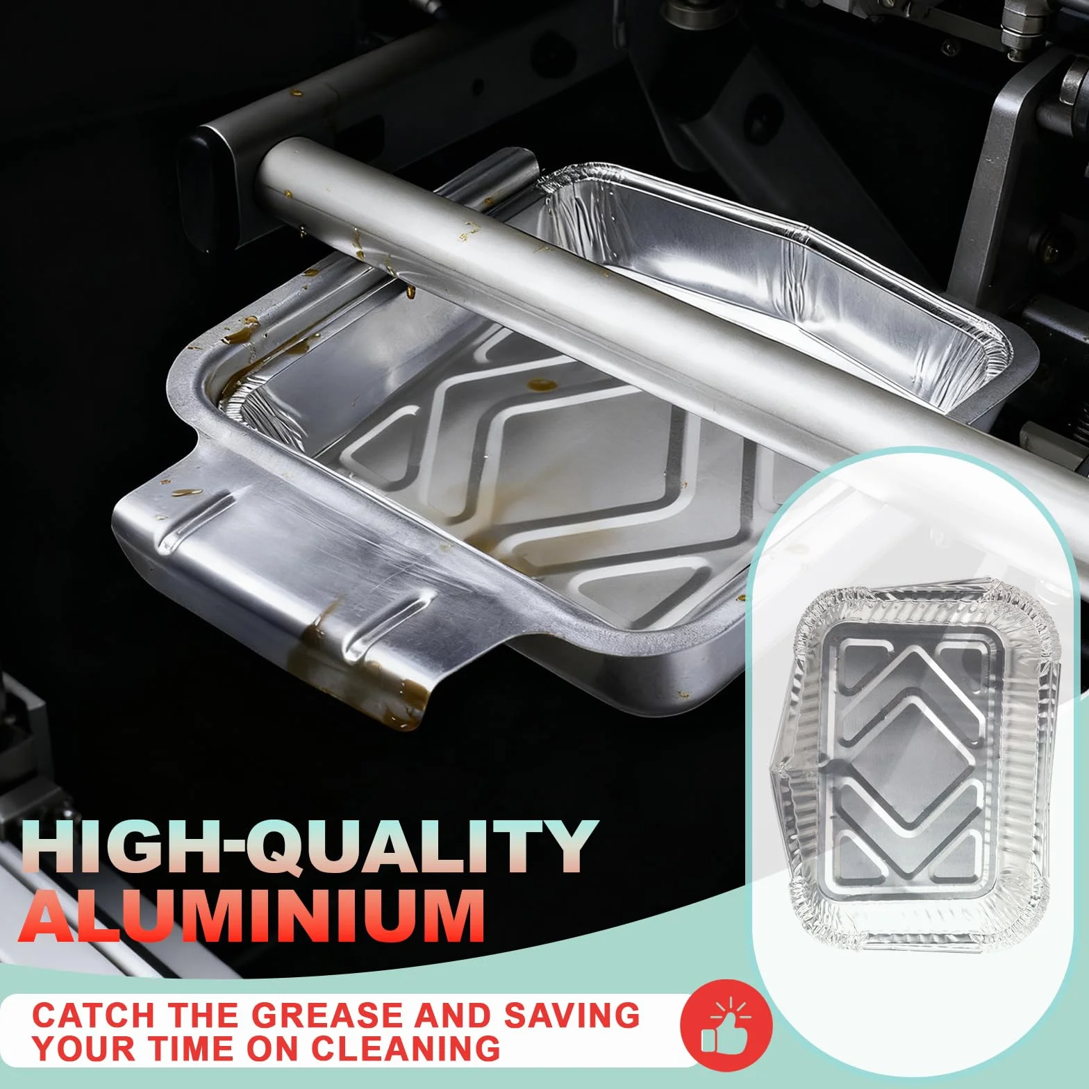 Napoleon TravelQ 285 Sreies wkładki do miski ociekowej aluminiowe patelnie grillowe TQ285X