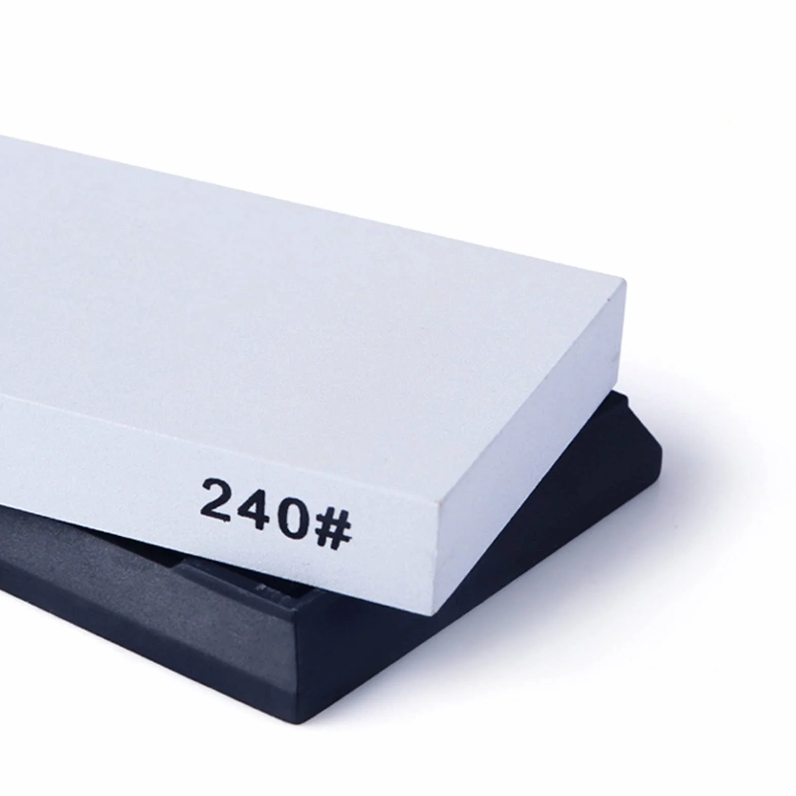 Japoński kamień do ostrzenia noży z podstawą Zestaw kamienia do ostrzenia noży do ostrzenia i polerowania kamienia kuchennego szefa kuchni (Size : 240 Grit)