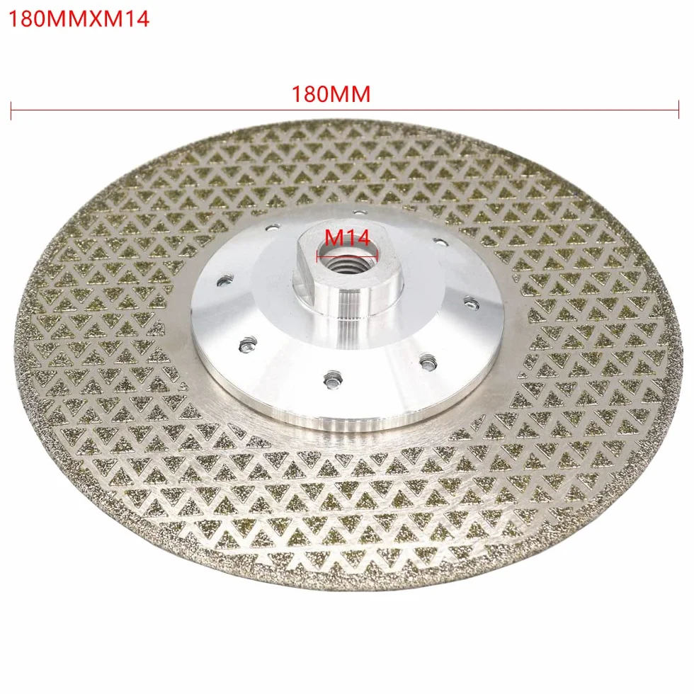 Tarcza Polerska, 1 Szt. Diamentowe Brzeszczoty Galwanizowane Diamentowe Tarcze Do Cięcia I Szlifowania Po Obunach/180Mmxm14