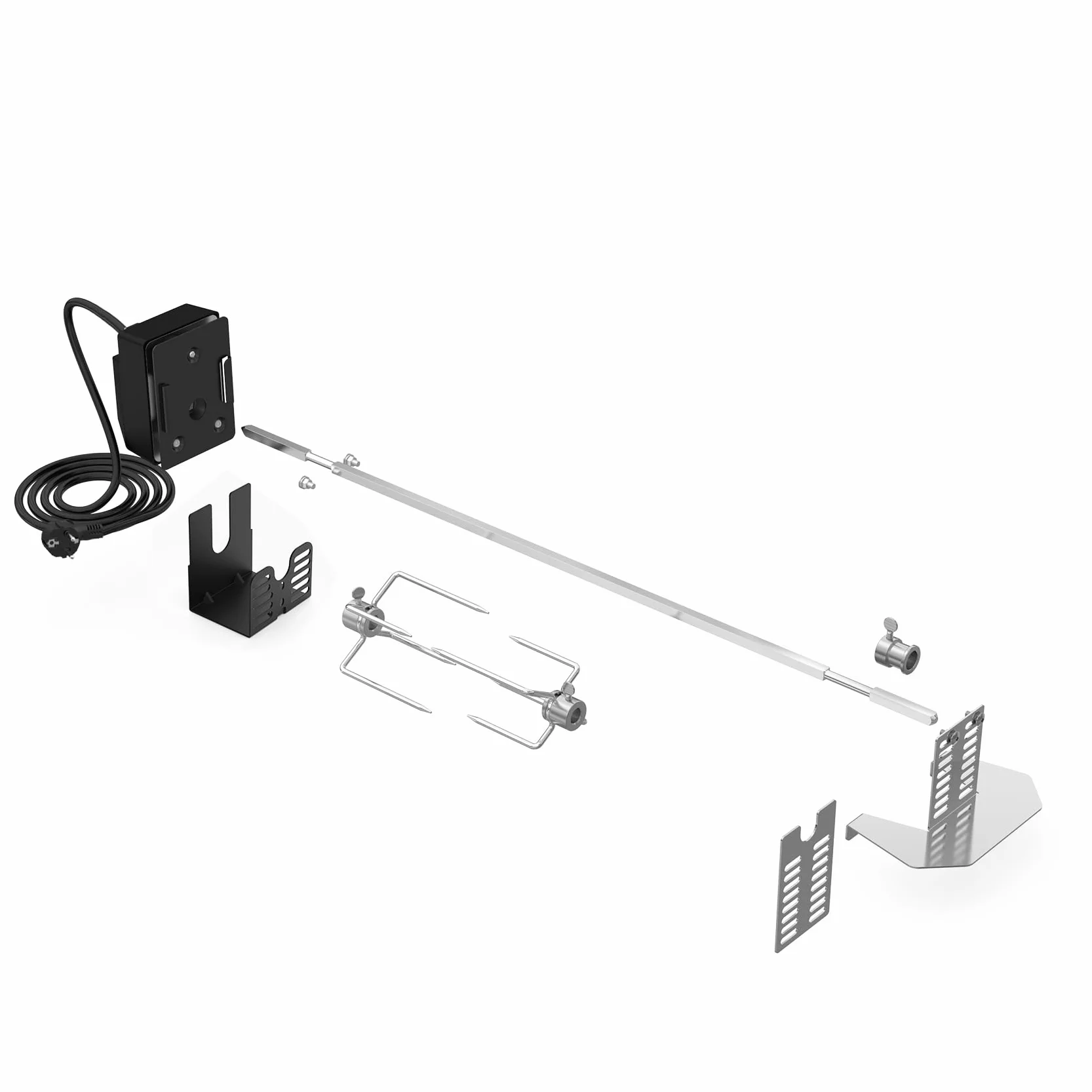 Onlyfire Uniwersalny zestaw rożna z silnikiem do grilla gazowego 70,5 cm