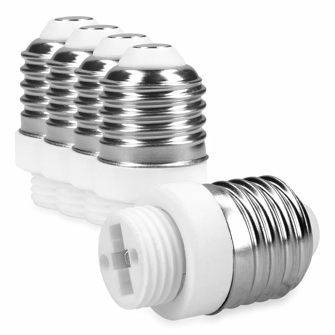 kwmobile 5 x adapter do lampy konwerter E27 oprawka na gwint G9 do lamp LED, halogenowych, energooszczędnych