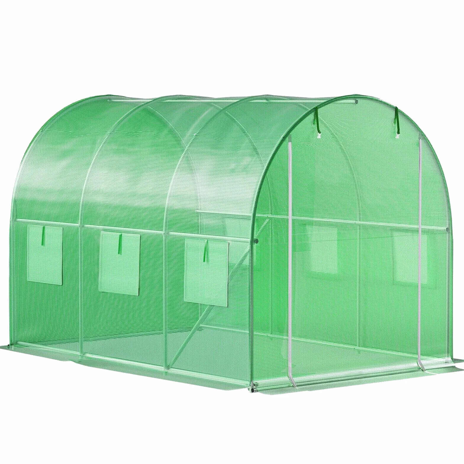 Szklarnia foliowa tunel ogrodowy 3x2x2m 6m² zielony