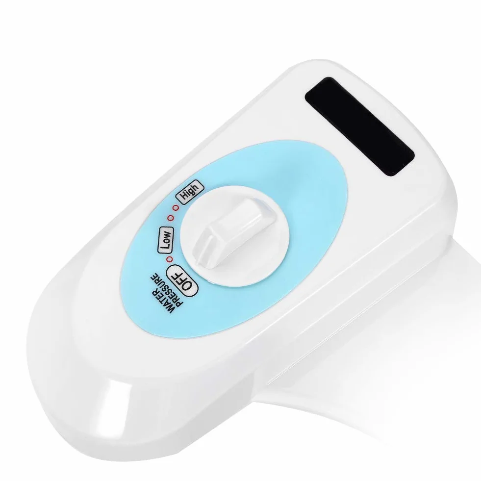 Cocoarm WC bidet nakładka do czyszczenia intymnego WC bidet, regulacja ciśnienia wody zimnej ze świeżą wodą i dyszą samooczyszczającą, nie elektryczna