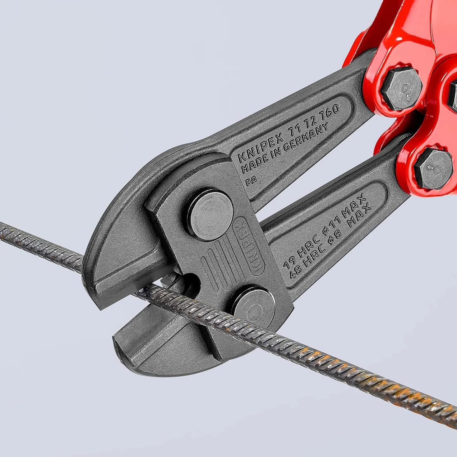 KNIPEX Nożyce dźwigniowe do prętów z osłonkami wielokomponentowymi 760 mm, 71 72 760