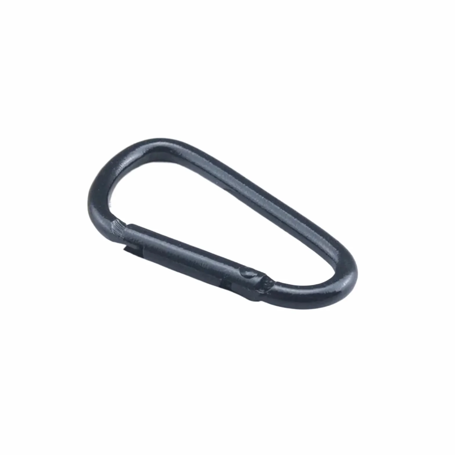 5-20 sztuk/zestaw Karabinek ze stopu aluminium Klamra Sprzęt kempingowy Plecak Butelka wody Wisząca Brelok(Black,4.5cm 20PCS)
