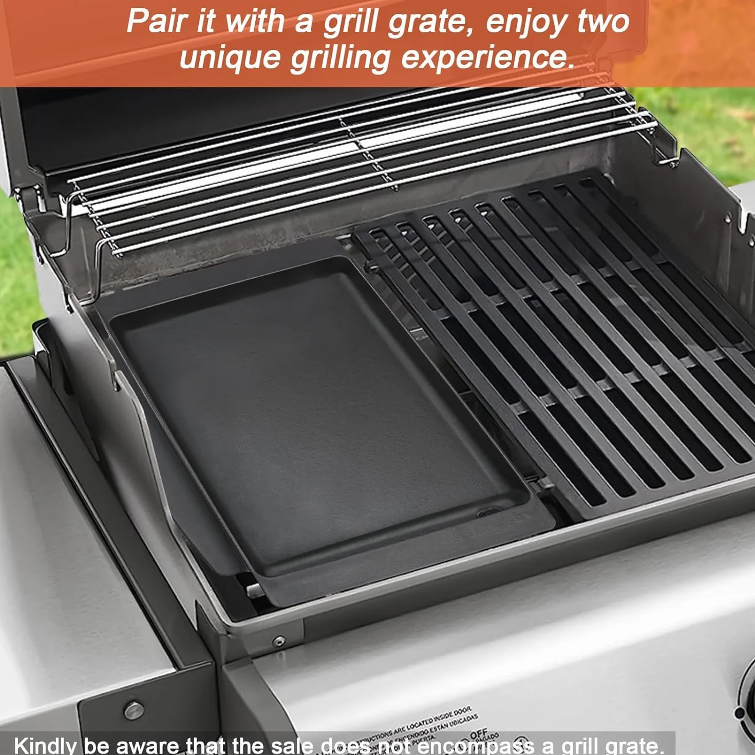 Denmay Żeliwna płyta grillowa Plancha do Weber Spirit E210 S330 1 opakowanie
