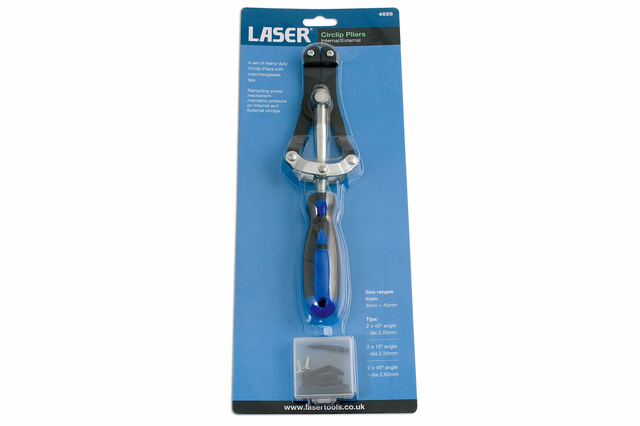 Laser 4926 szczypce zaciskowe - wewnętrzne/zewnętrzne