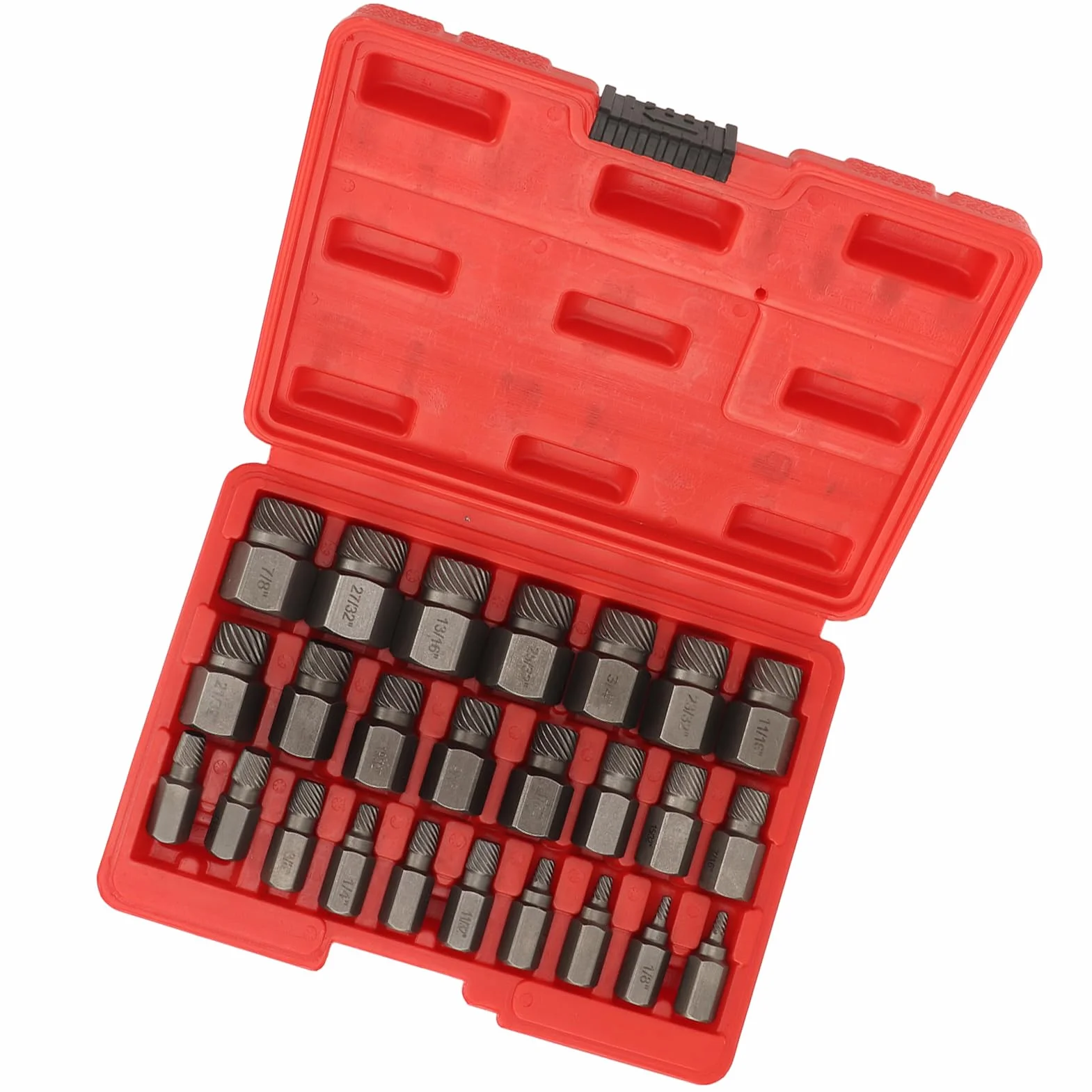 25pcs Zestaw Ekstraktora śrubowego Wydajny Stal Easy Out Multi Spline Extractor Set dla Narzędzi Zasilania i Ręcznego