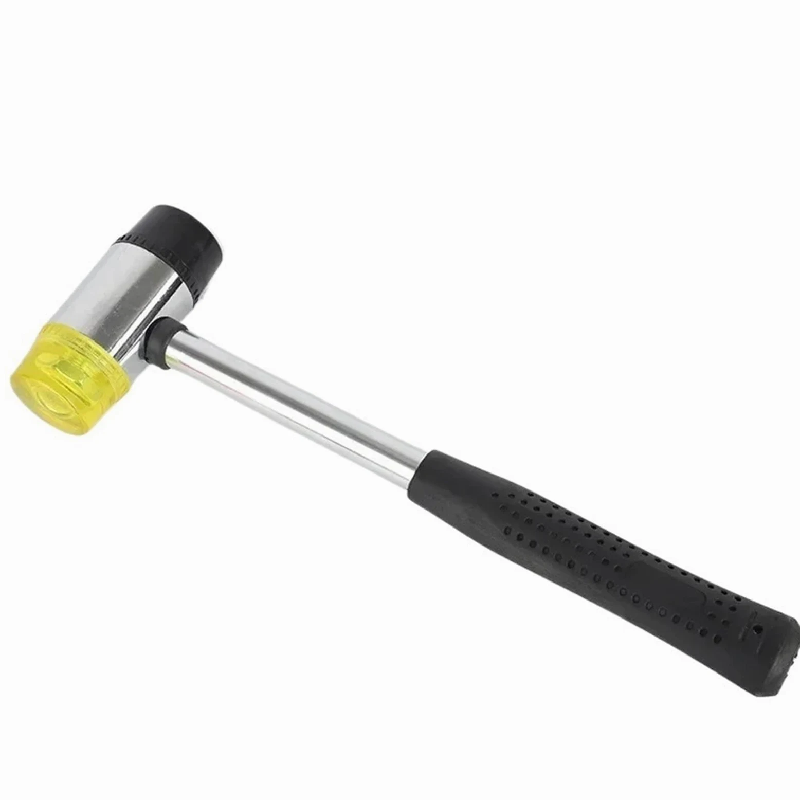 Młotek gumowy, 25mm Dwustronny miękki młotek gumowy do szyb wielofunkcyjny z nylonową główką