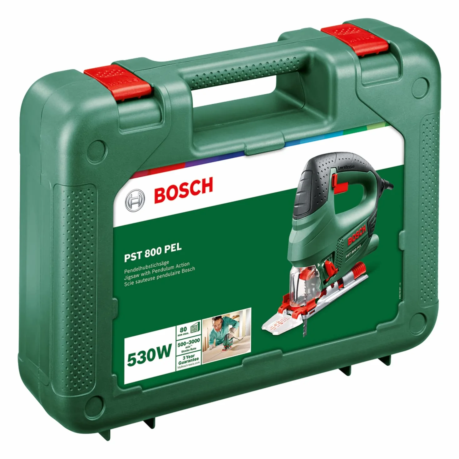 Bosch Wyrzynarka PST 800 PEL 530 W walizka