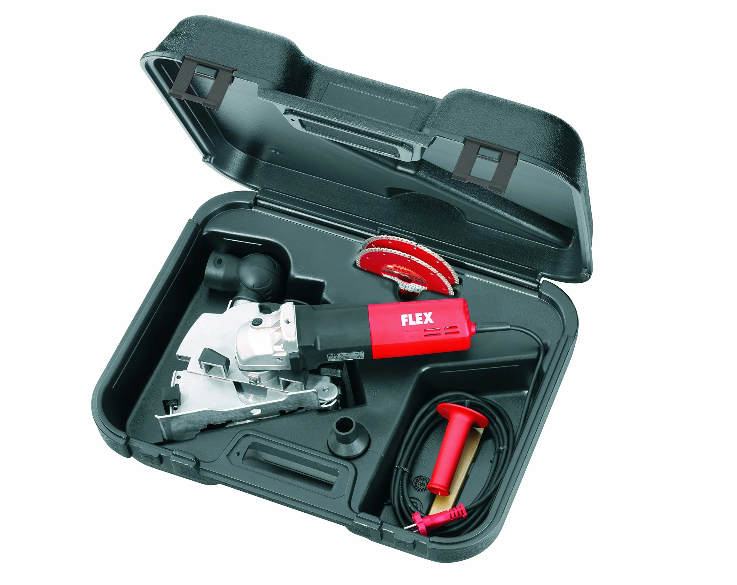 Flex Mauerschlitzer MS 1706 FR zestaw (cięcie przesuwne, ciągnące, głębokość cięcia 0-35 mm, szerokość rowka 10-30 mm, M 14, 1400 W) 329673