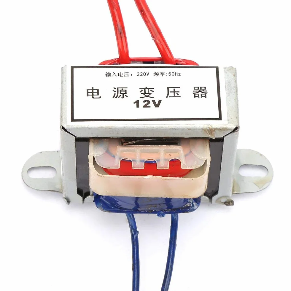 Transformator elektryczny AC 220 V na AC 12 V Single Power Transformator izolowany zasilacz transformator (12 V)