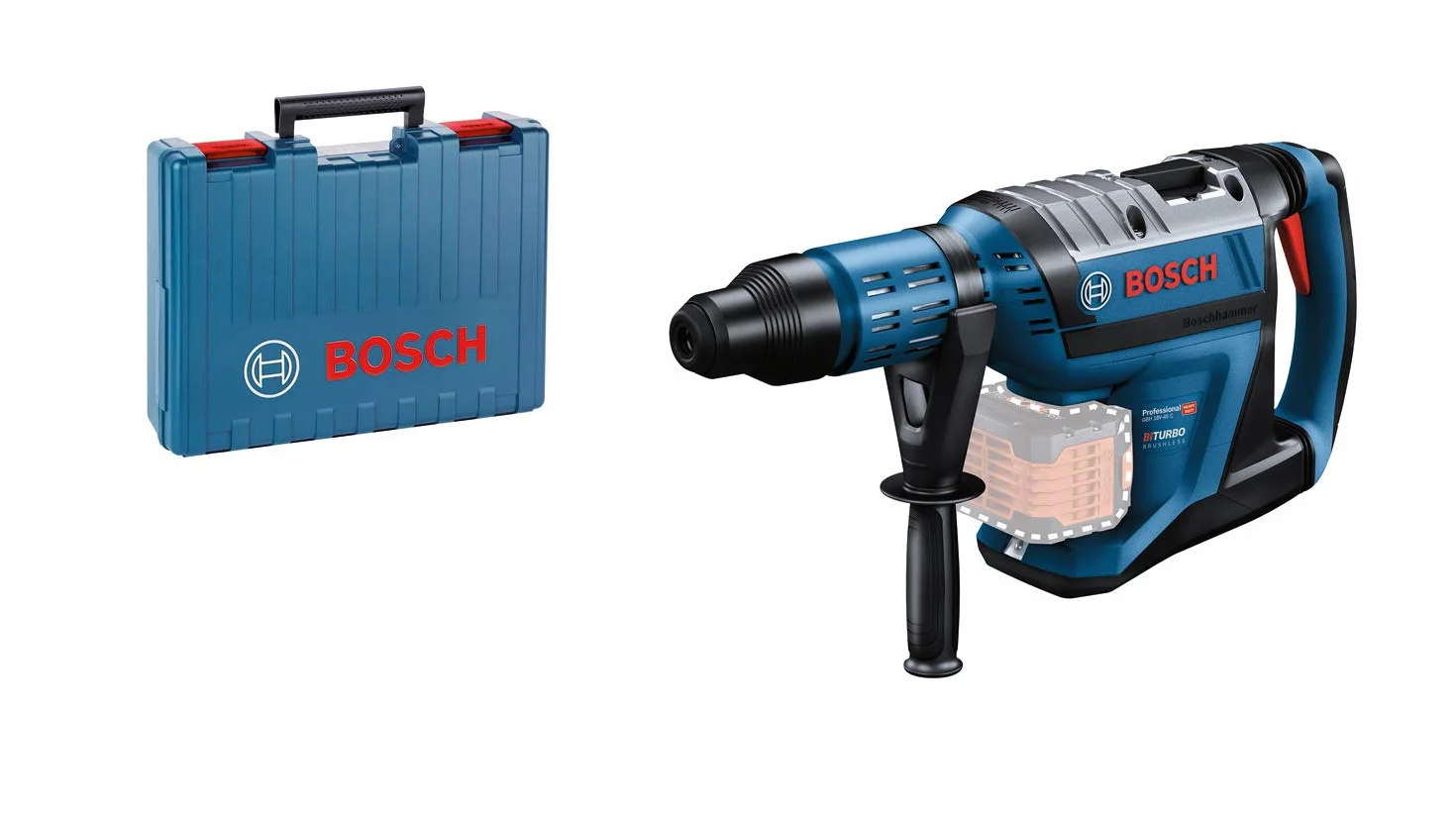 Bosch Professional Biturbo Gbh Akumulatorowy Młot Udarowo-Obrotowy, Niebieski, 12.5 J