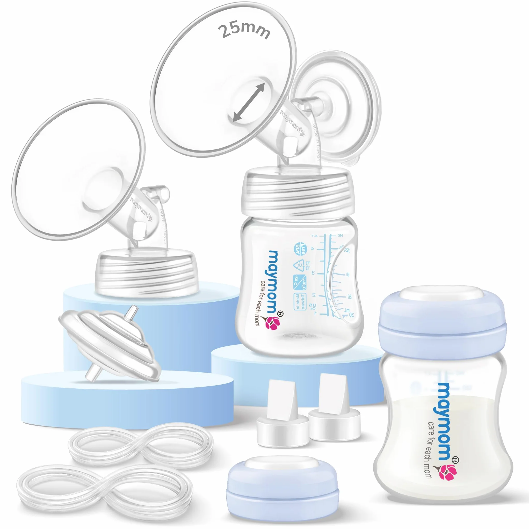 Maymom Pompa Parti per Spectra S2 Spectra S1 Spectra 9 Plus Tiralatte non originali Parti della pompa Spectra Sostituire Accessori Spectra S2 e Flangia Spectra. Inc. (F25)