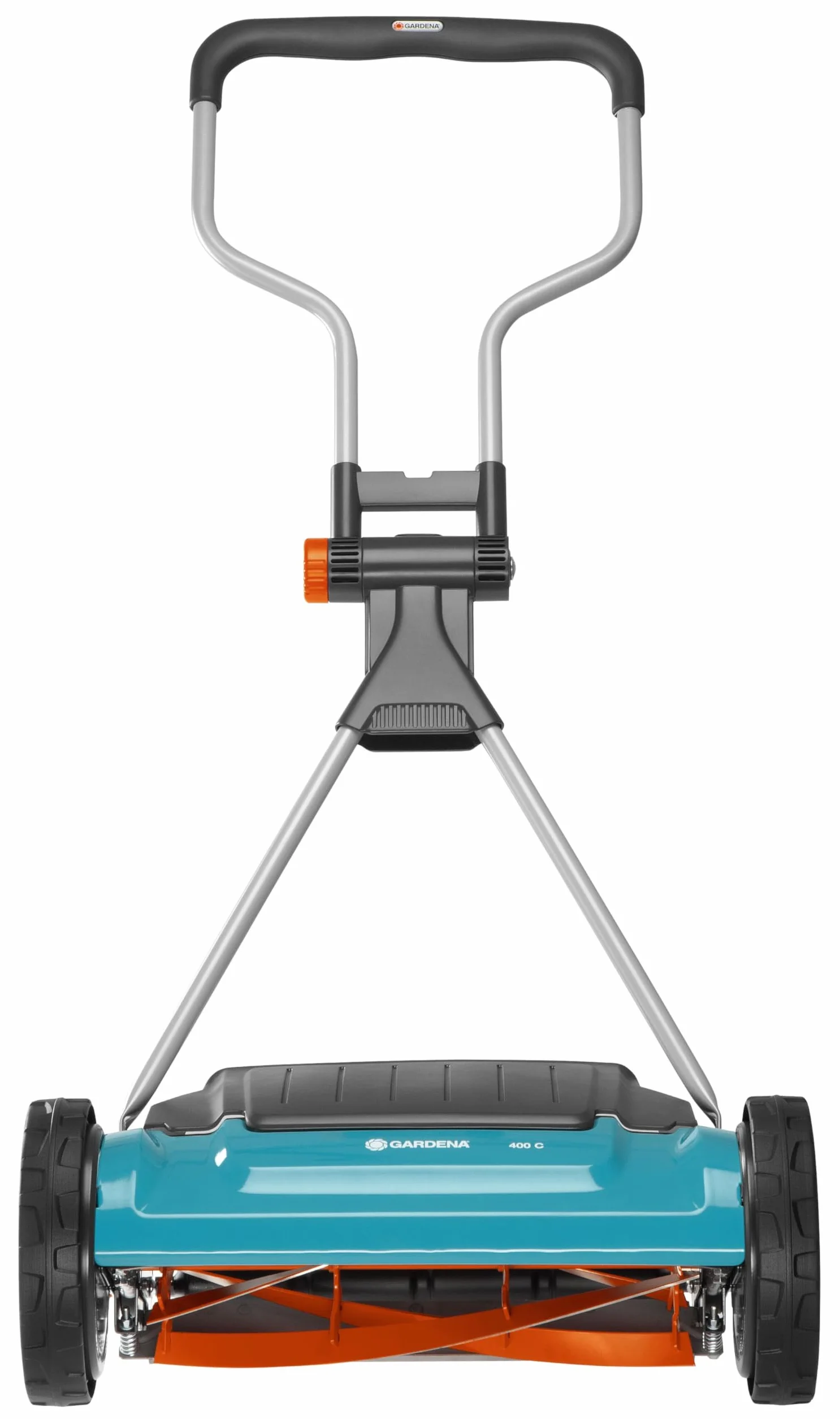 Gardena kosiarka bębnowa Classic 400 C: ręczna kosiarka, szerokość robocza 40 cm, do powierzchni do 250 m², nóż bębnowy z gatunkowej stali, cięcie bezkontaktowe, cicha i precyzyjna (4022-20)