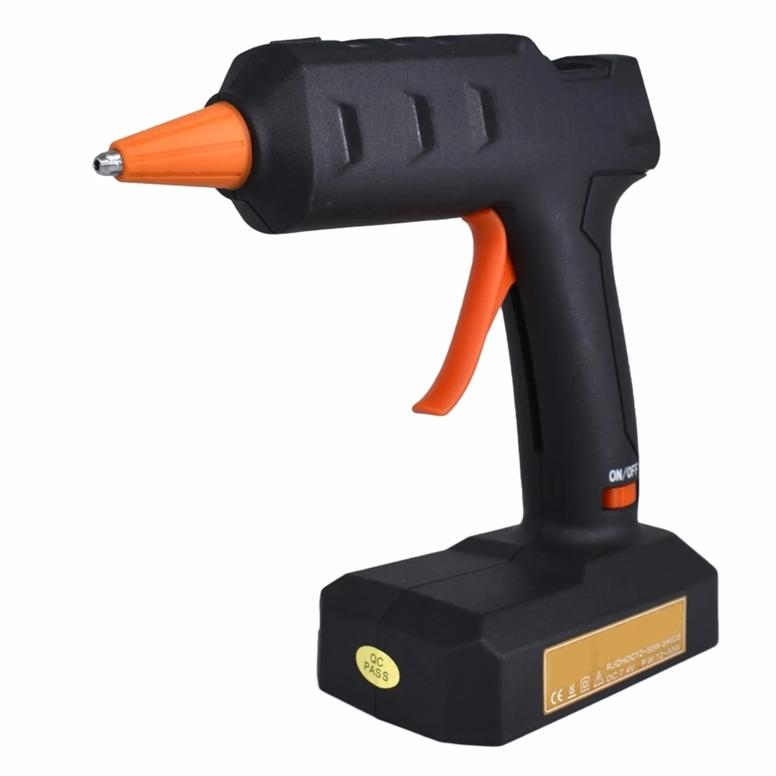 Pistolet Do Kleju Na GorąCo 50W Bezprzewodowy Pistolet Do Klejenia Baterii Strona Główna Produkcja DIY Naprawa Klejenie Bezprzewodowy Pistolet Do Klejenia Na Gorąco Z 7mm Klej W Sztyfcie(SET-2)