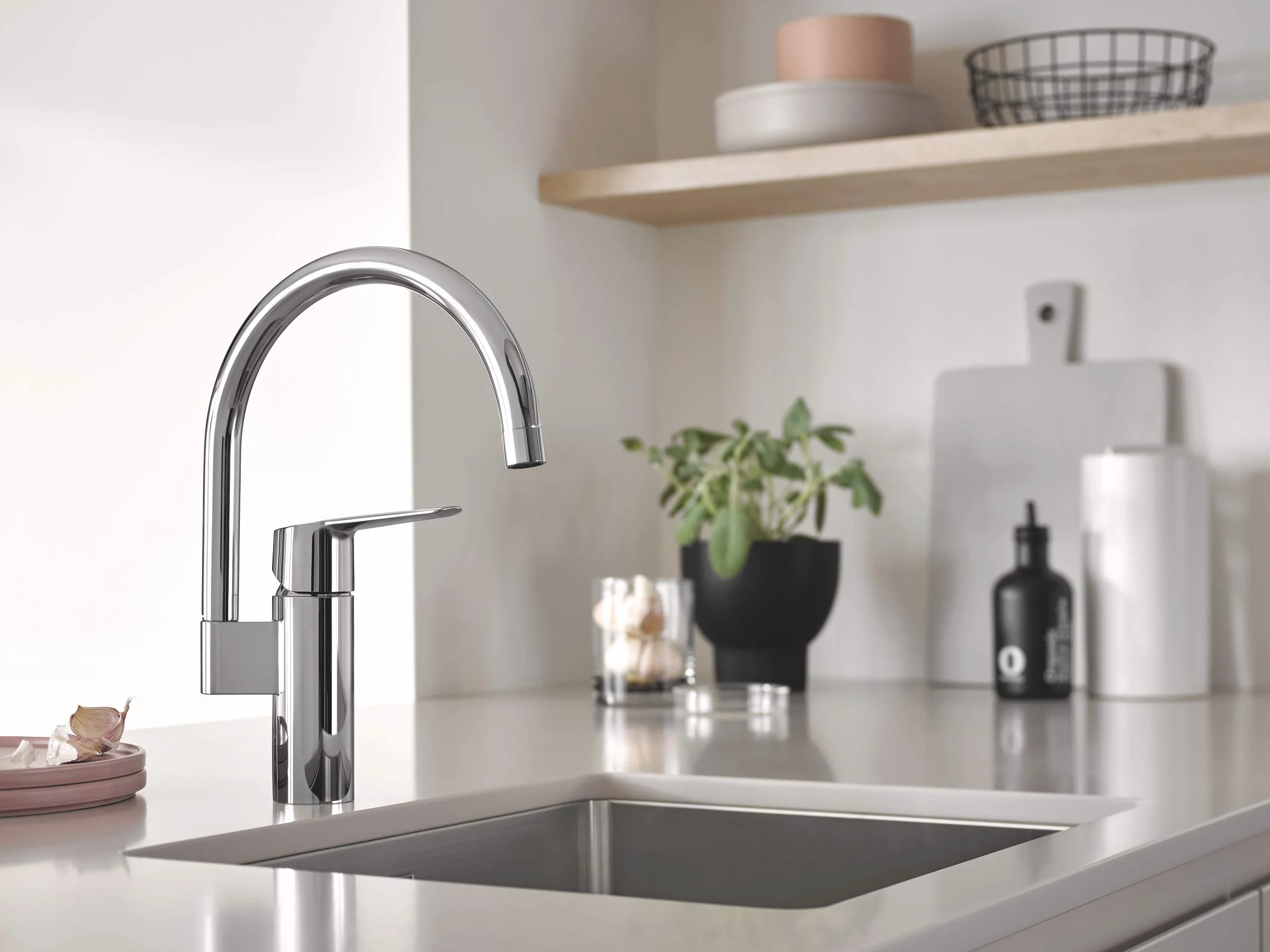 GROHE Start, jednouchwytowa bateria kuchenna, chromowana, 30469000 (import niemiecki)