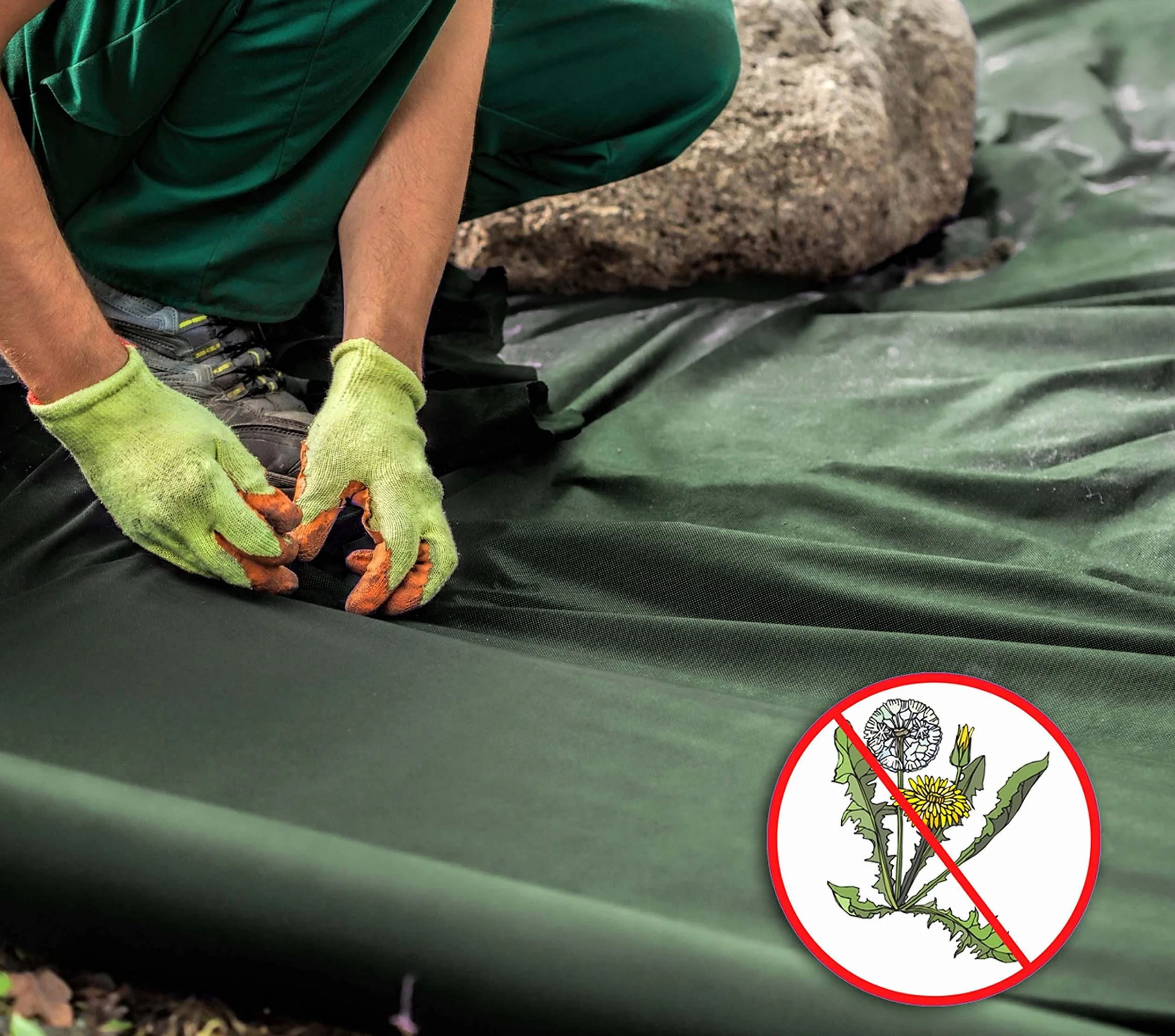 Agrowłóknina Zielona 50g z UV 30m 1,1m
