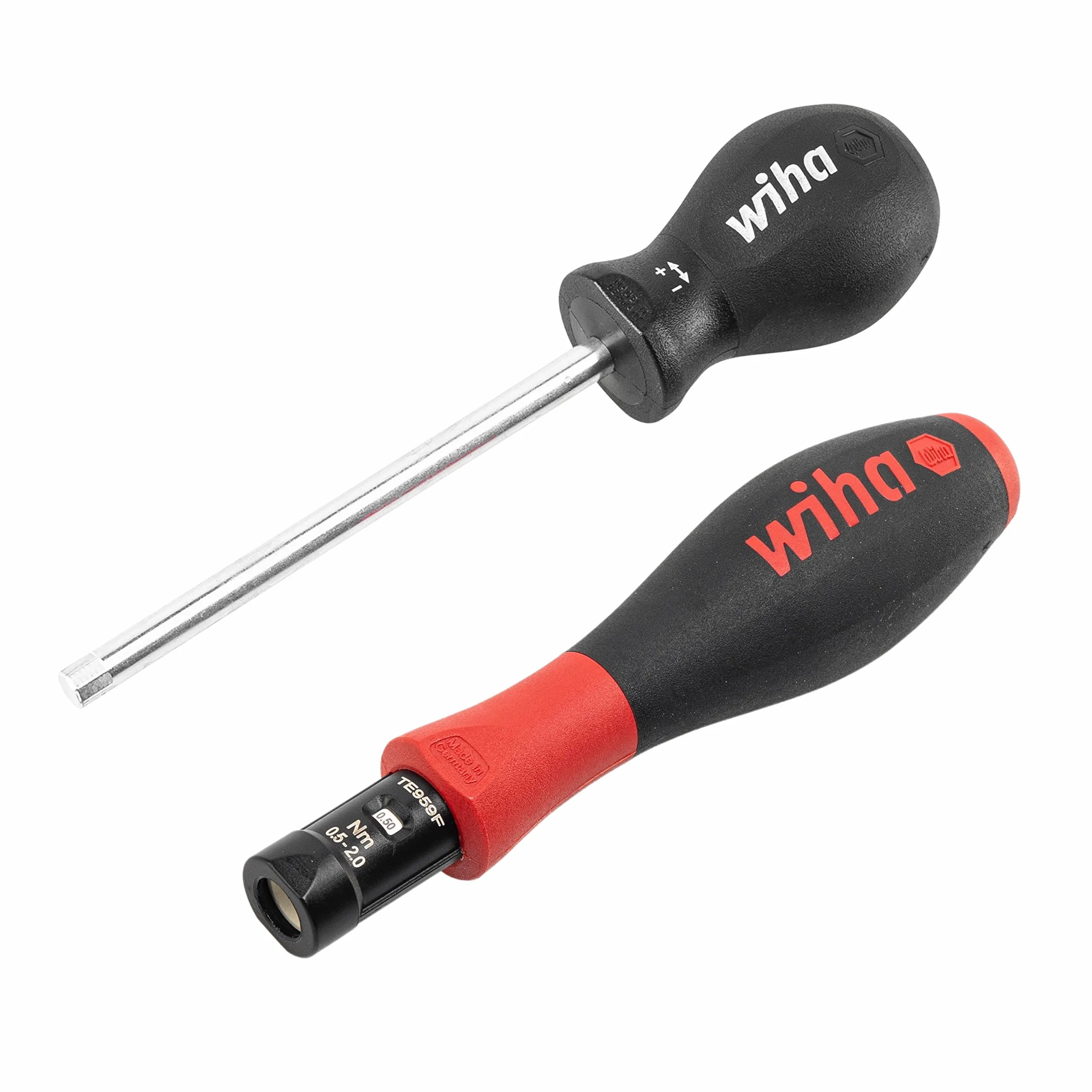Wiha TorqueVario-S Wkrętak dynamometryczny, precyzyjny śrubokręt, nasadka 4 mm / 0,8-2,0 Nm