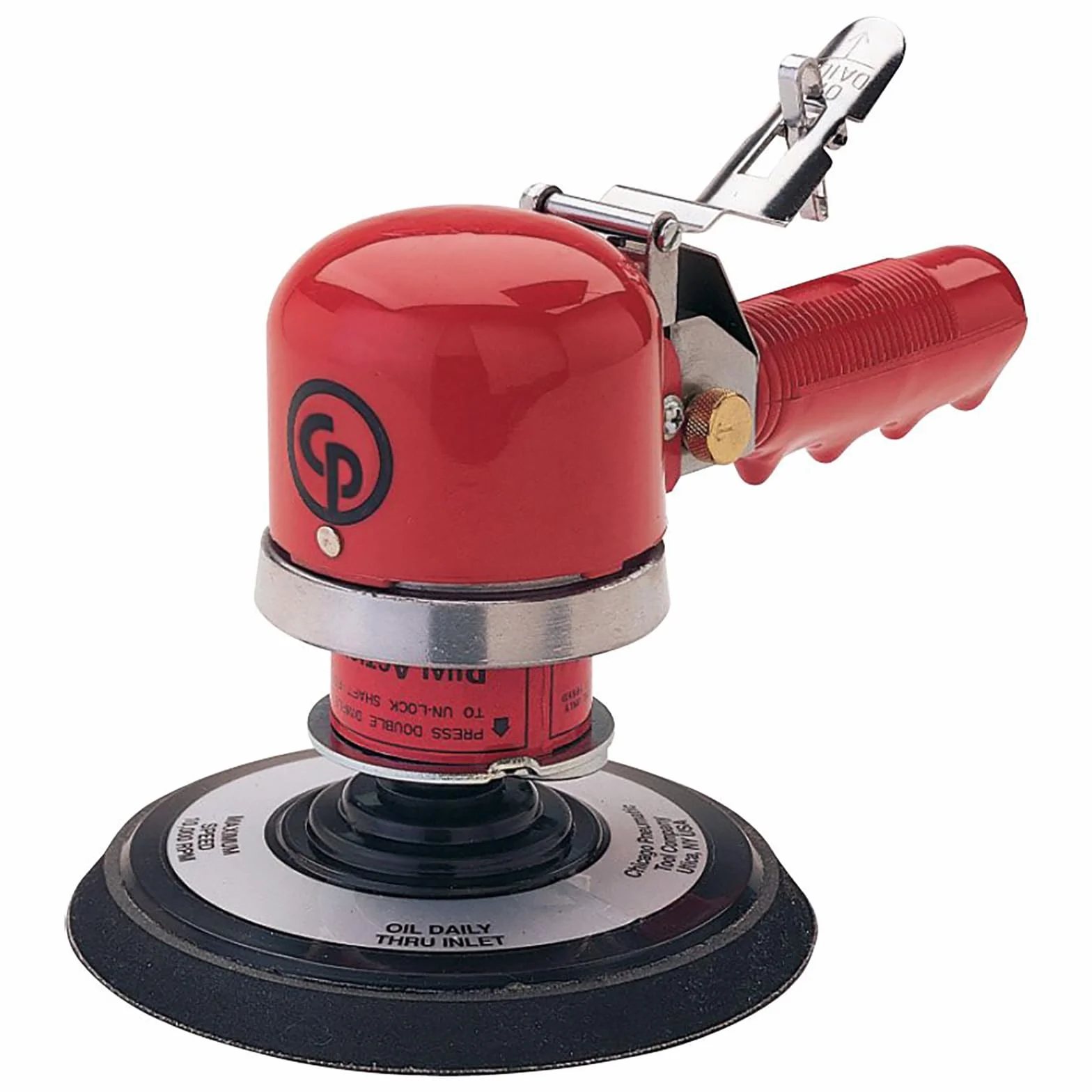 Chicago Pneumatic CP870 Dual Action Air Sander, czerwona, 150 mm