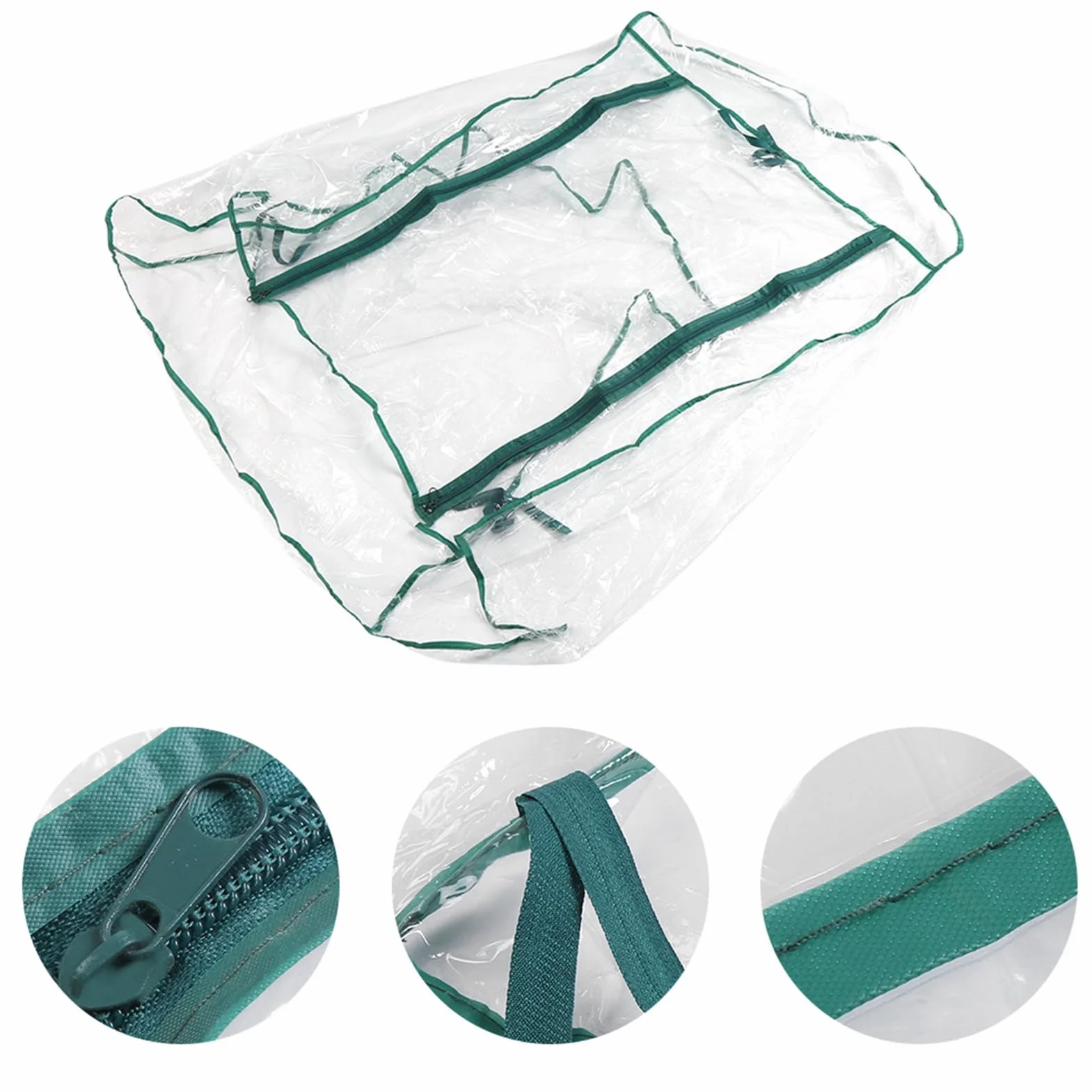Mini Szklarnia Ogrodowa, materiał PVC, Wodoodporna i Odporna na Promieniowanie Osłona dla Roślin, 69x49x160cm Idealna do Ogrodnictwa Wewnątrz i na Zewnątrz