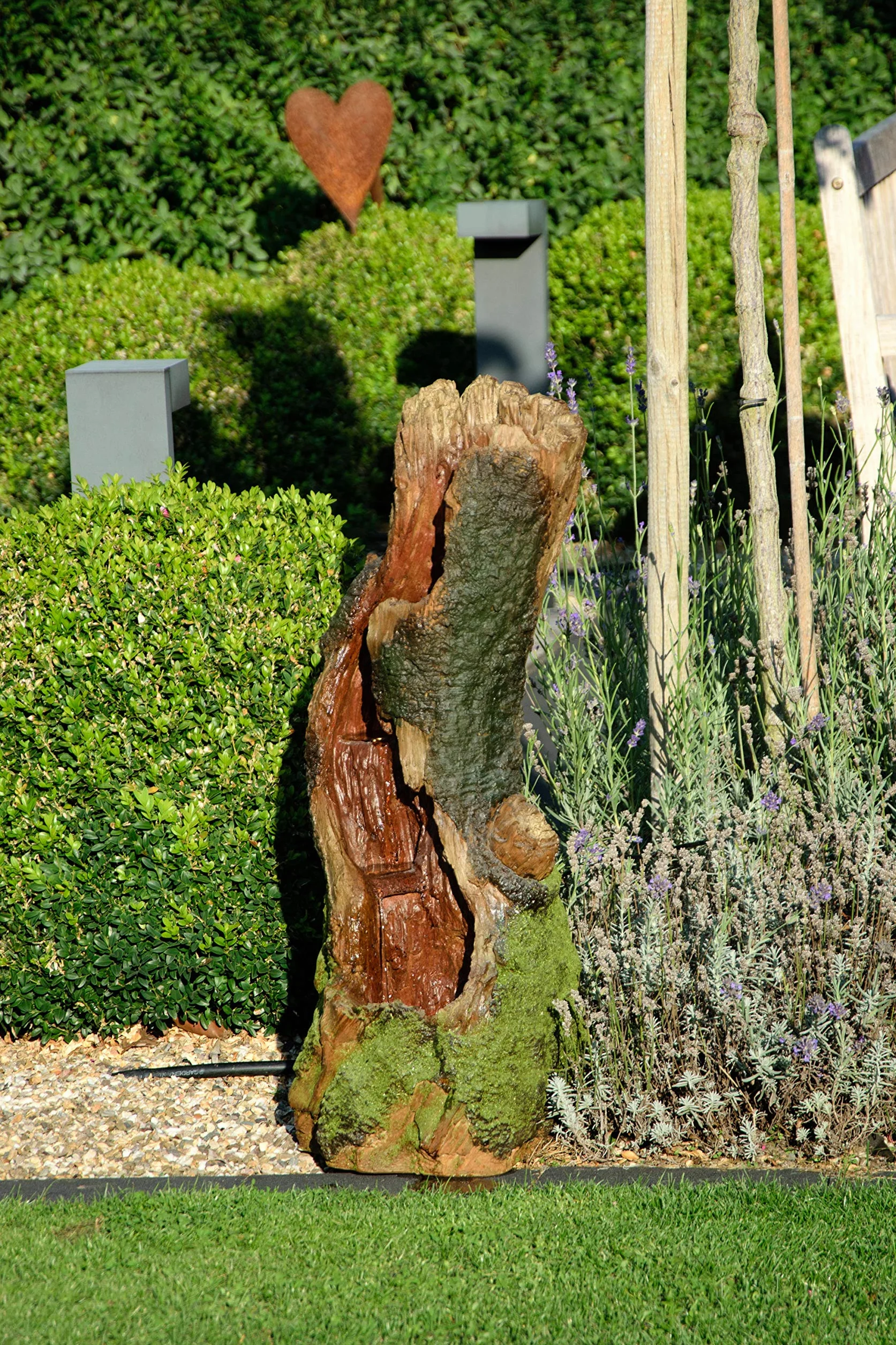 Fontanna Ogrodowa Brązowa 33 x 28 x 78 cm