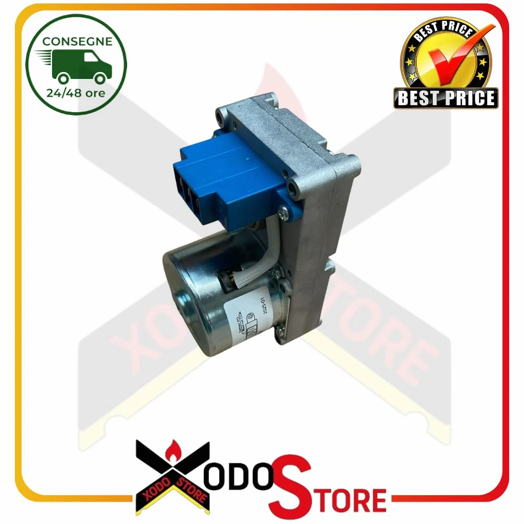 Silnik z przekładnią IPC GMF215D902 do pieców na pellet - RIF. 2154 - Cod. Larel 14702154 1,46 obr./min 18 Nm wał Ø9,5 mm odpowiednik Palazzetti 895735700