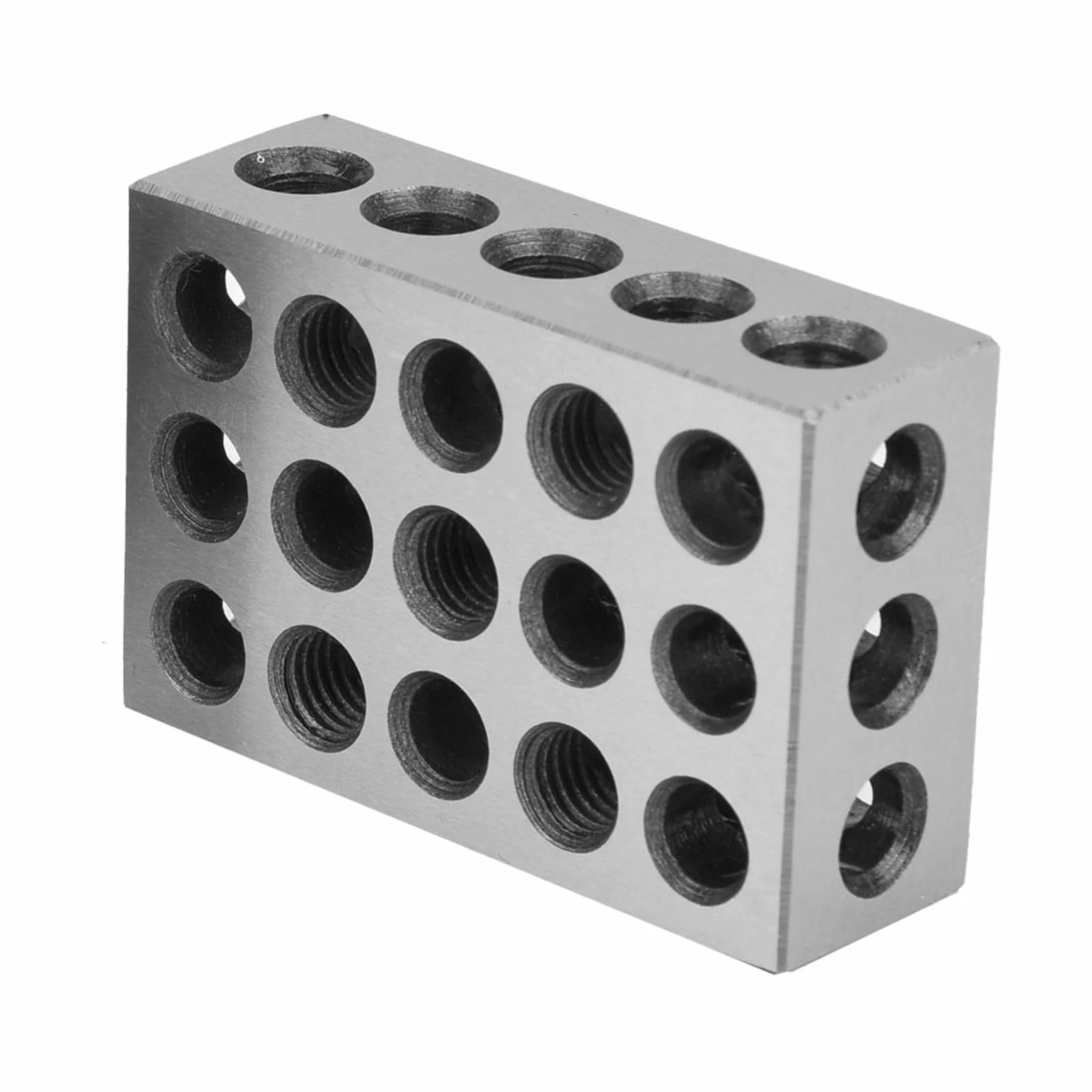 2Pcs 25X50X75Mm Blocks 23, Parallelblock Machinist Block Holes Milling Parallel Clamping Block Milling Machine Accessories