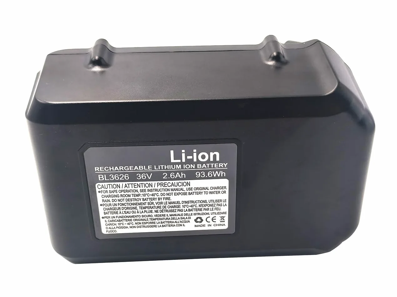 2 x BL3626 akumulator do Makita 36 V akumulator 2,6 Ah, kompatybilny z kosiarką BUX360, UX360D, BUR360, BBC300, BBC300LZ, BUX361, BUX361RDE, BUX361Z akumulator zapasowy do ogrodu