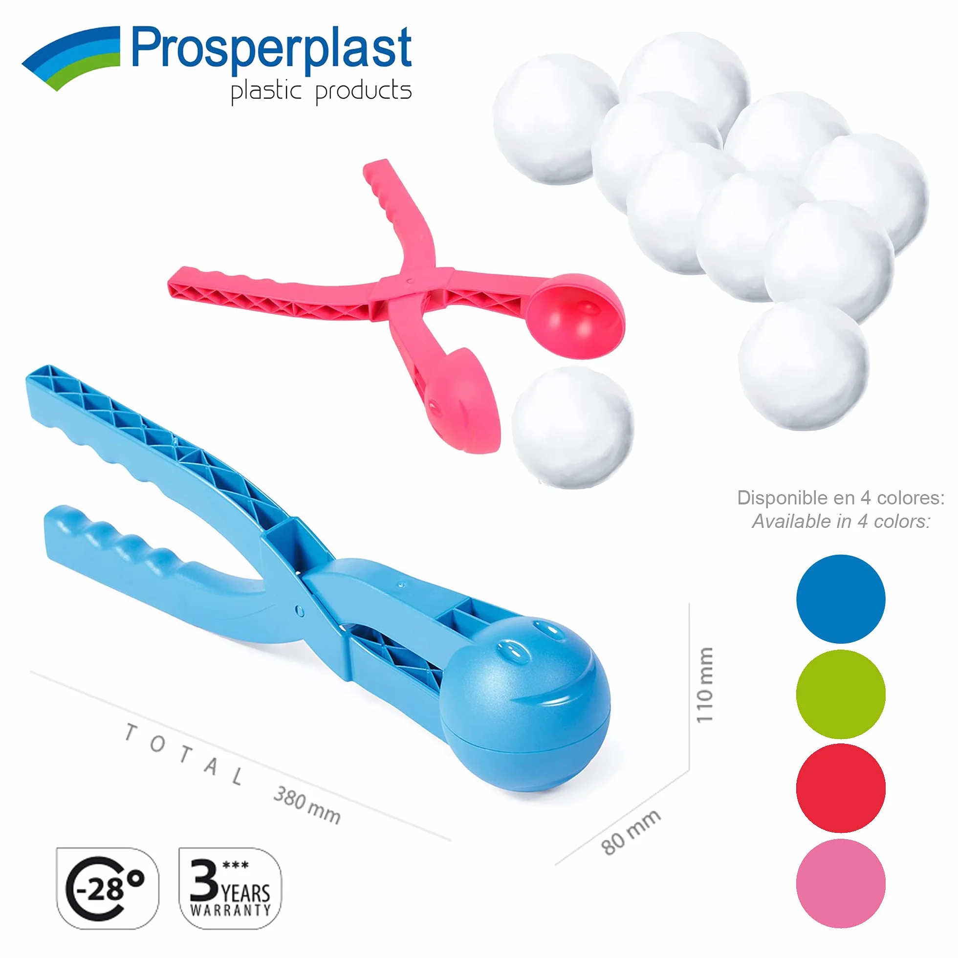 Prosperplast Śnieżka Maker szczypce do śnieżki