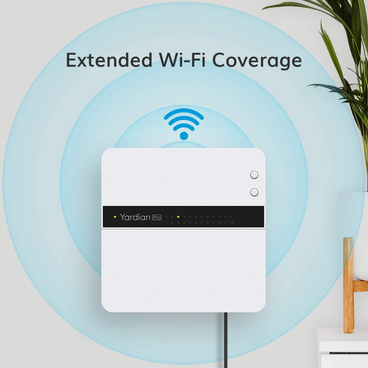 Yardian Pro Inteligentny Sterownik Nawadniania 12 sekcji Apple HomeKit Wi-Fi Ethernet