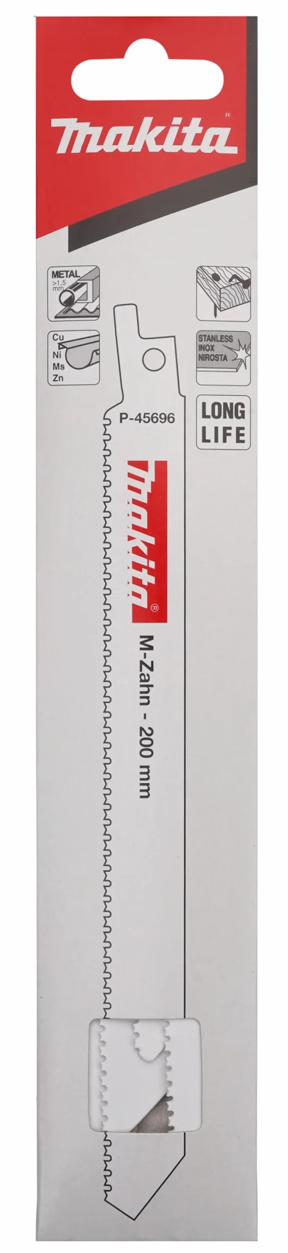 Makita P-45696 Mak-Force brzeszczot do piły szablastej, 200 mm, 5 sztuk