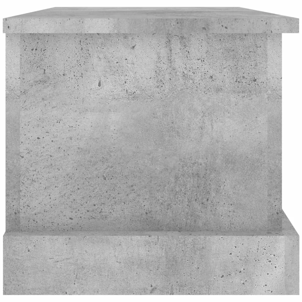vidaXL Skrzynia, szarość betonu, 50x30x28 cm, materiał drewnopochodny