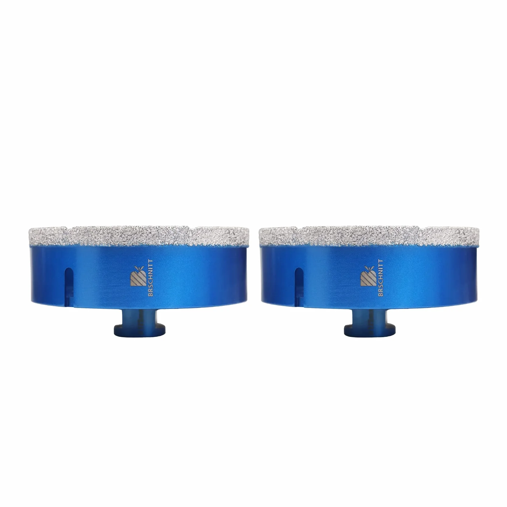 Wiertło diamentowe 125mm, BRSCHNITT 2 szt. M14 lutowane próżniowo diamentowe wiertło rdzeniowe Otwornica do płytek kamionkowych kamionkowych Ceramiczne marmurowe wiercenie granitowe, odpowiednie do szlifierek kątowych