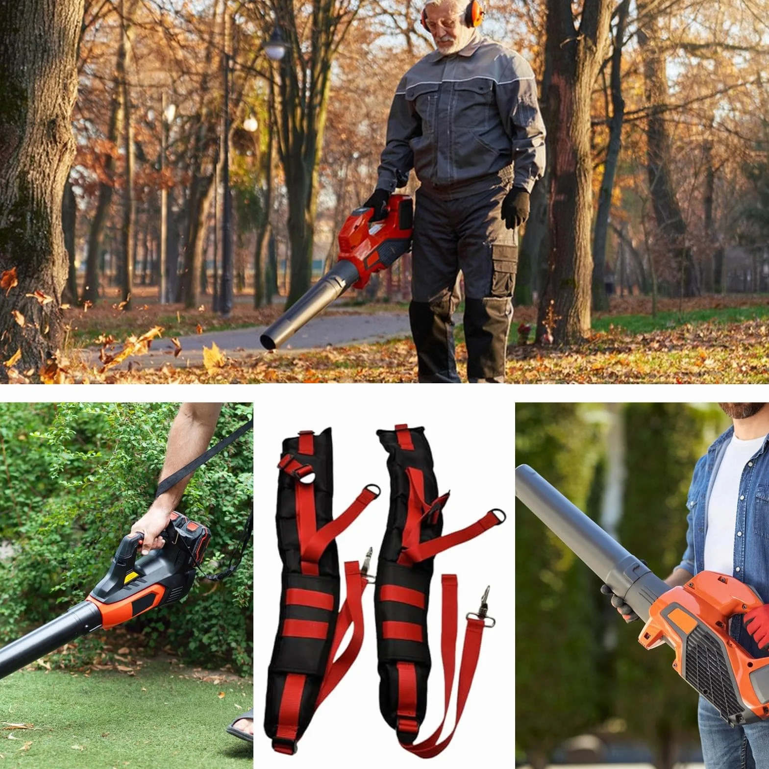 Szelki Z Tkaniny Oxford Do Opryskiwacza Plecakowego Ergonomiczne Do Dmuchaw Kosiarki