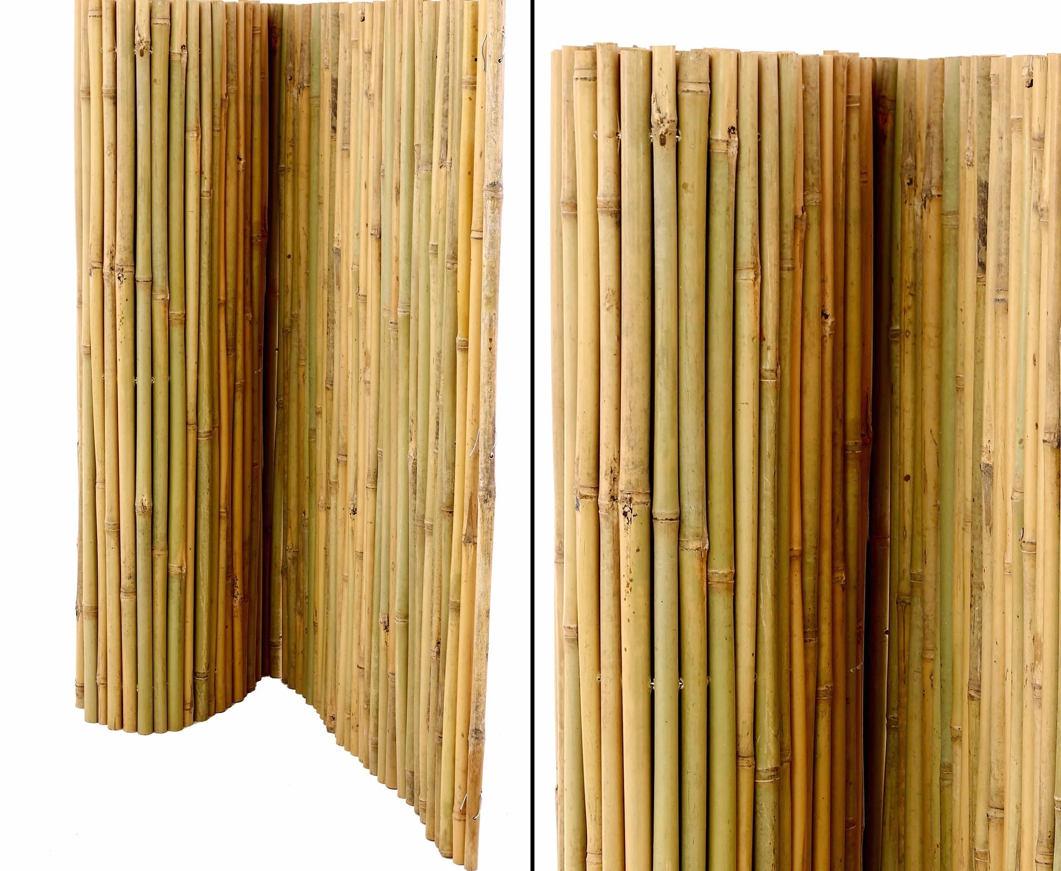 Mata bambusowa Bali 80 x 300 cm stabilna z przewierconym drutem