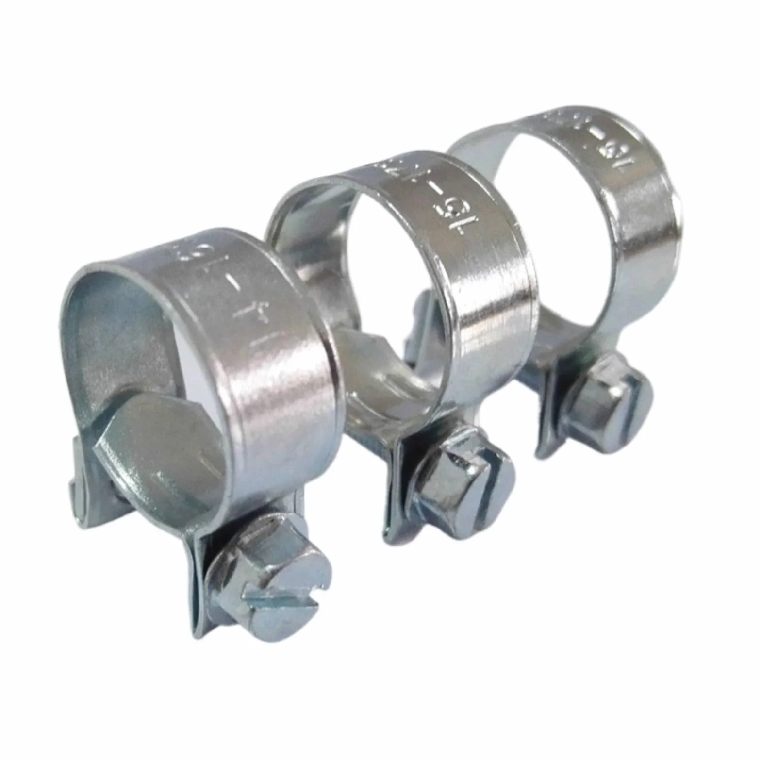 10 sztuk ocynkowanych zacisków paliwowych do rur 6-20 mm-trwałe metalowe łączniki do ropy, wody, powietrza i gazu(11-13mm)