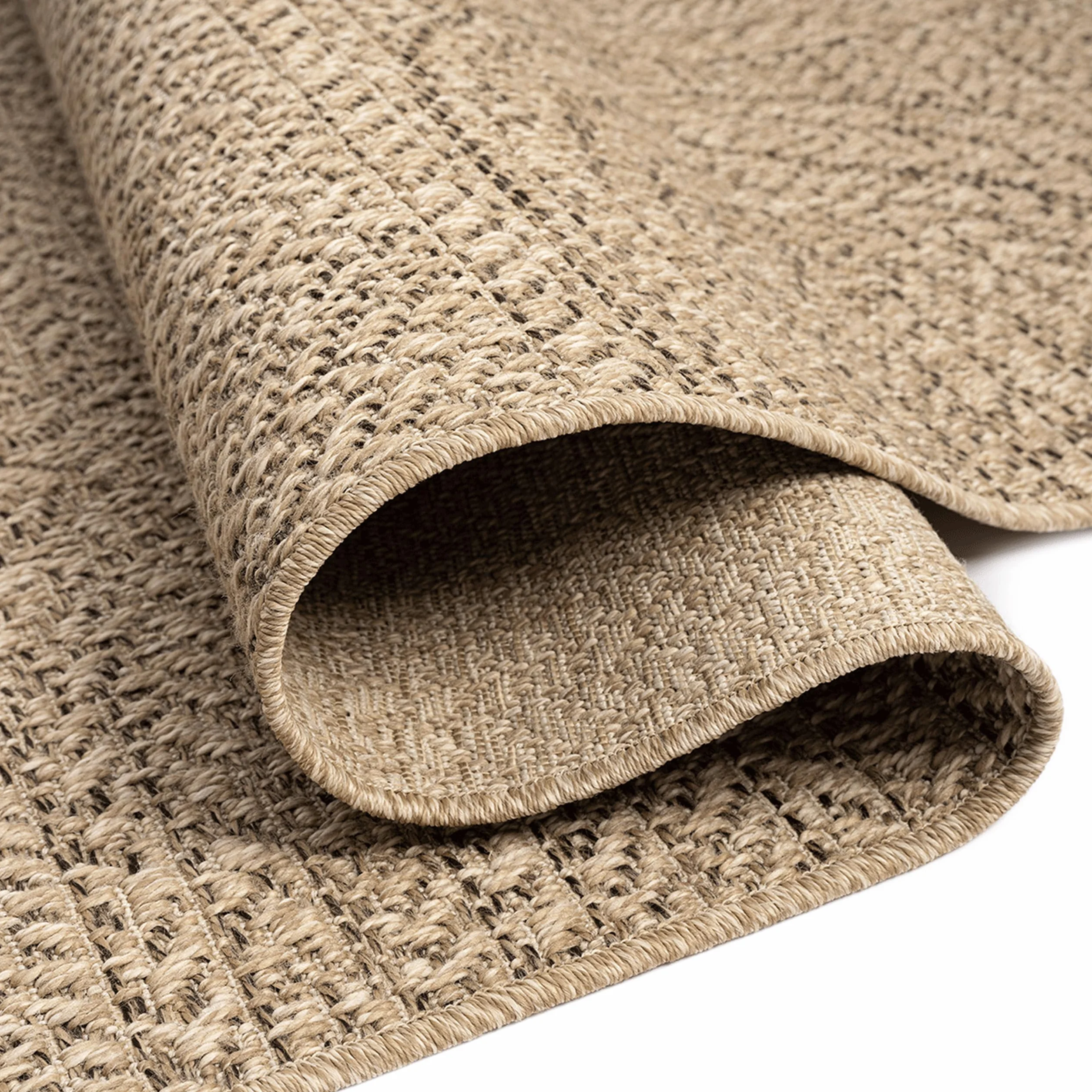 Teppich-Traum Dywan wewnętrzny i zewnętrzny 200x290 cm imitacja sizalowa naturalny beżowo-brązowy