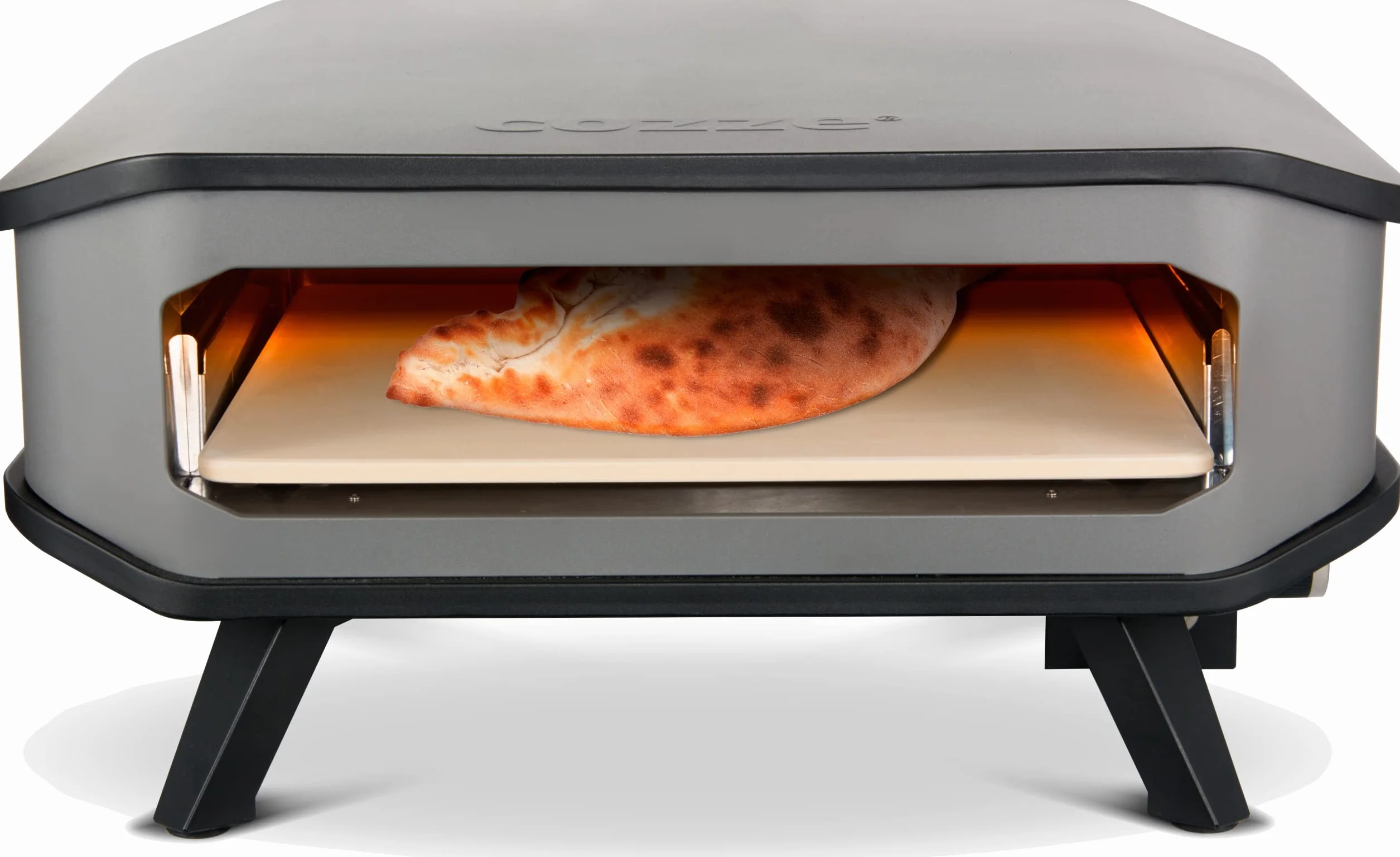 Millarco grill gazowy do pizzy XXL 17" 8 kW 400° 42,50 x 42,50 cm czarny
