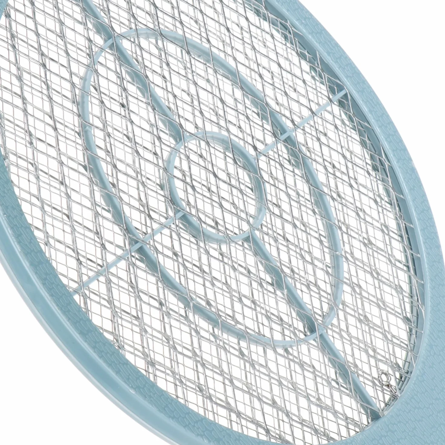 COM-FOUR® 2x Elektryczna Packa na Muchy 46 cm, Rakieta na Komary na Baterie, Urzadzenie do Zwalczania Owadów, Lapka na Muchy do Domu i Ogrodu [Kolory Losowe] (2 sztuki - mix kolorów)